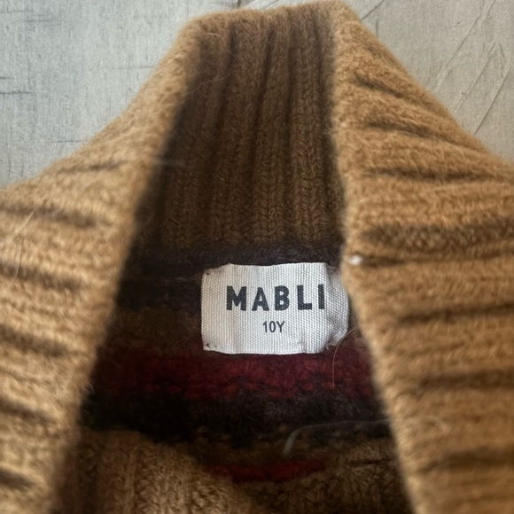 Mabli 100% Wool Bubble Pullover Boys 10Y - Picture 2 of 4